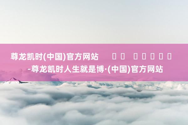 尊龙凯时(中国)官方网站 -尊龙凯时人生就是博·(中国)官方网站