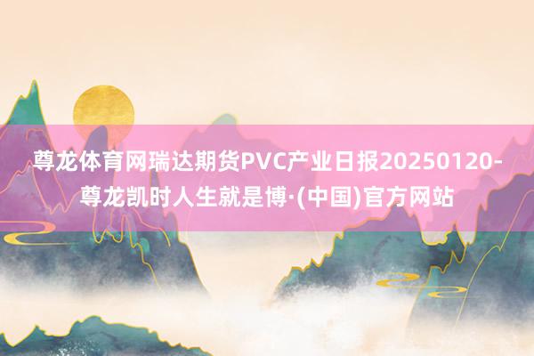 尊龙体育网瑞达期货PVC产业日报20250120-尊龙凯时人生就是博·(中国)官方网站